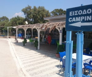 In der Nähe des Campingplatzes Methoni befindet sich die vom Meer umgebene Burg von Methoni. camping methoni