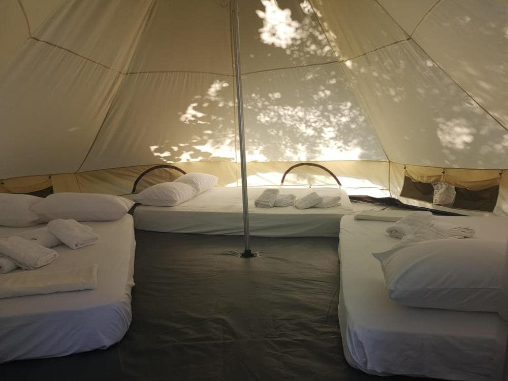 Glamping οργανωμένο δωμάτια οικογένειες