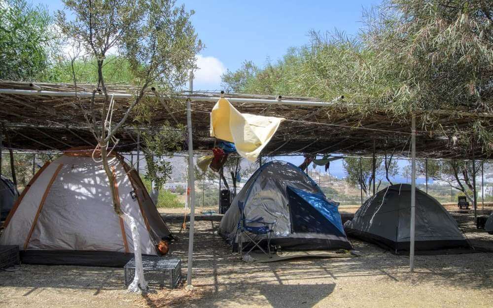 Διαμονή σε Camping στις Κυκλάδες