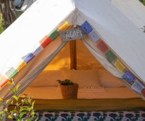 Bell Tent MINI 2 Διαμονη σε καμπινγκ. Οικονομικες διακοπες κοντά στην αθήνα. Glamping camping