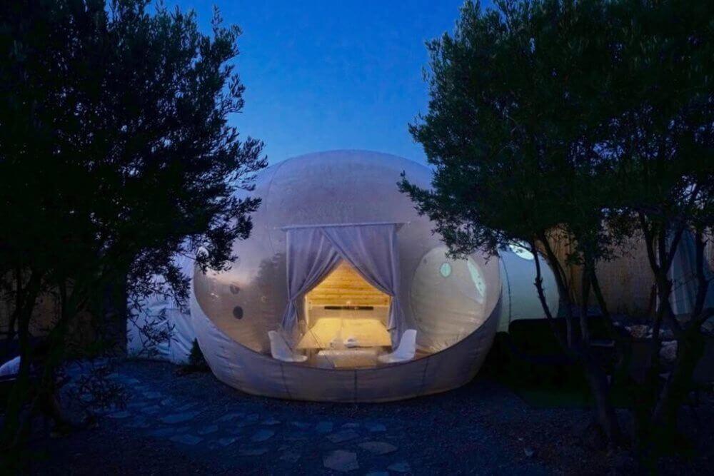 Glamping tents Χαλκιδική. Πολυτελές κάμπινγκ