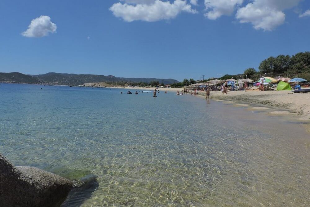 Οικογενειακά κάμπινγκ χαλκιδική Ελλάδα Παραλία Βαλτί