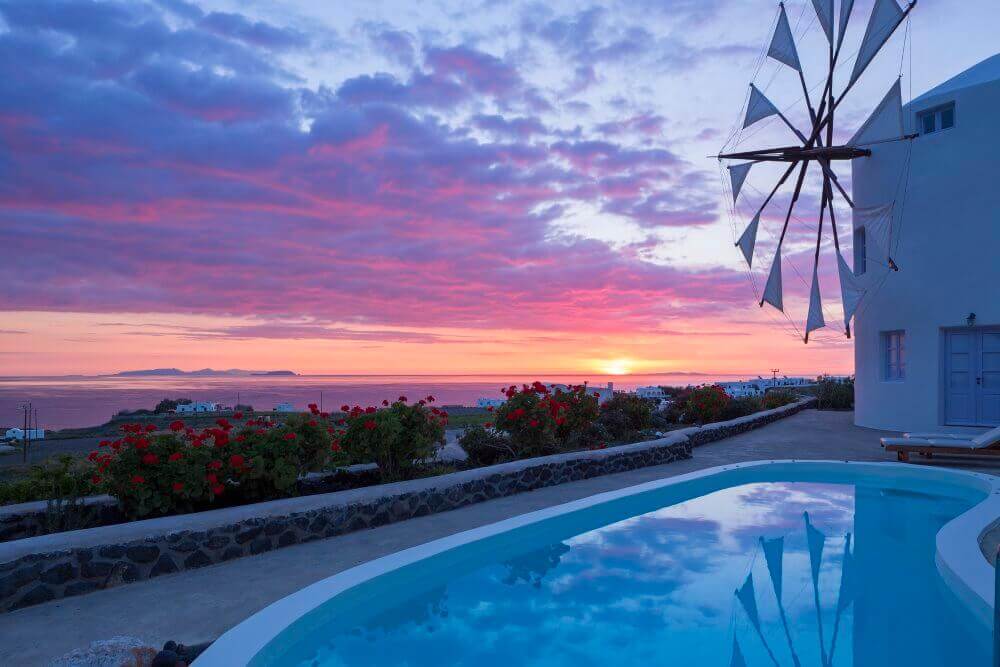 milos villas santorini