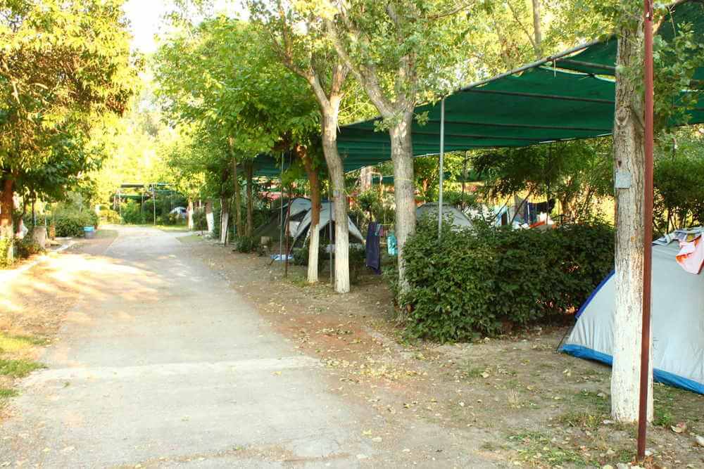 nature camping island evia evia in greece