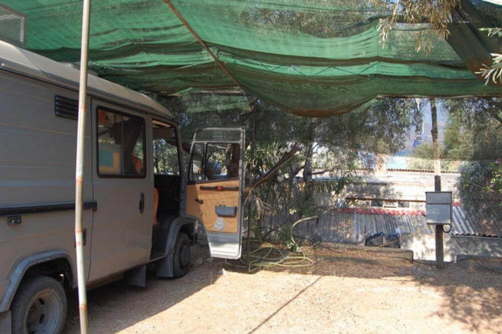 Camping Ayannis.camping itea.holidays with family.beach tent camping