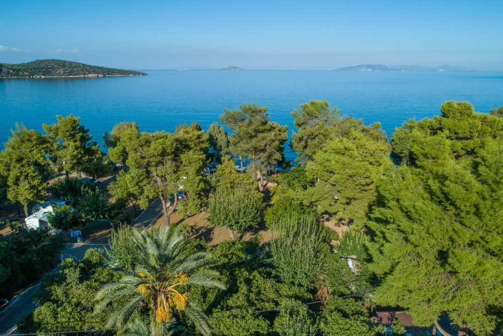 Camping bekas. Organised campsites greece. camping with tents
