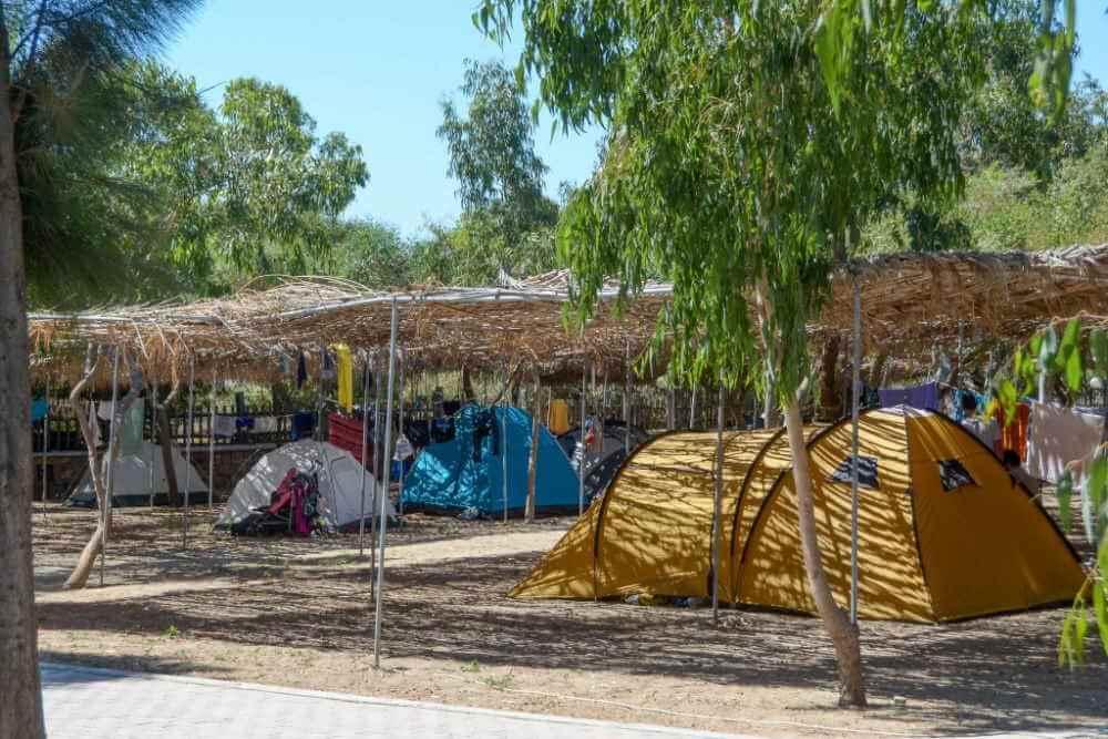 greece camping.holidays naxos.island naxos.naxos plaka beach.camping plaka
