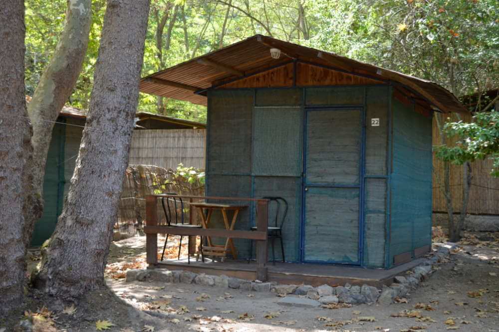 lacara camping bungalows.Camping with rooms by the beach. Family vacation in campsite